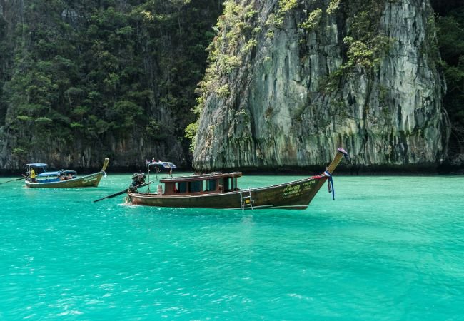 Phuket boats, Thailand