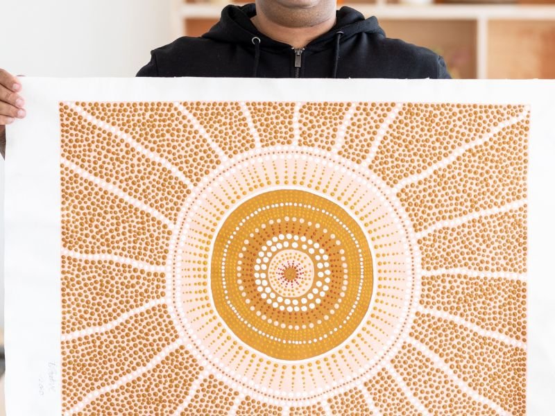 Handmade crafts: Aboriginal Dot Paintings