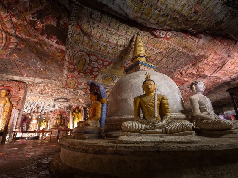 Dambulla Caves, Sri Lanka