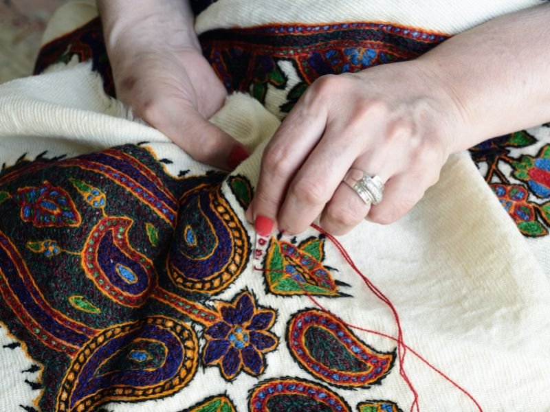 Handmade crafts: Embroidery and Textiles