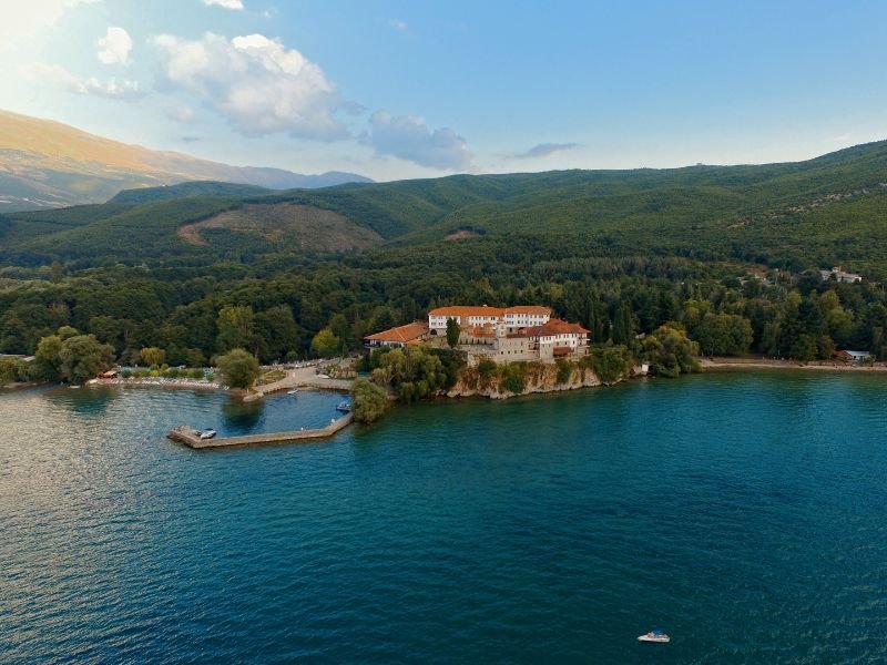 St. Naum Ohridski Monastery in Ohrid Macedonia